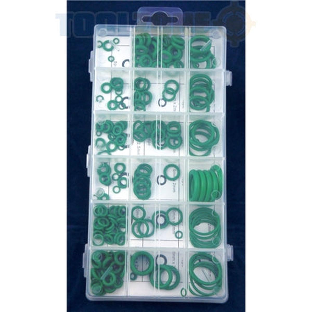 Toolzone 205Pc HNBR Hydrogenated Nitrile Butadiene Rubber O-Ring Set – 3mm to 22mm