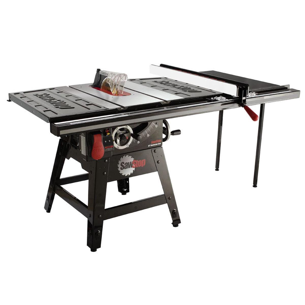 1-34HP 1PH 110-120V Contractor Saw with 36 Pro T-Glide Fence System