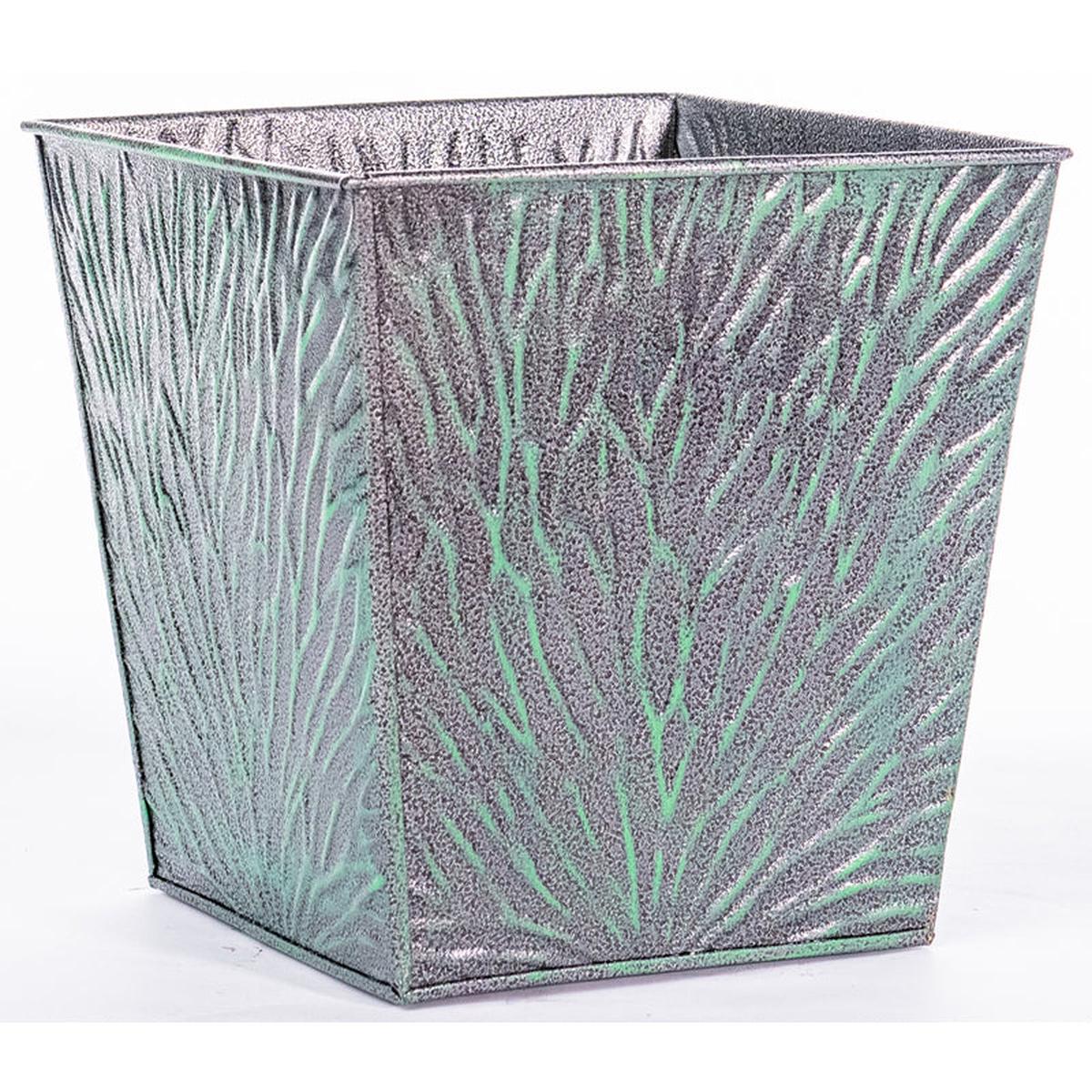 Robert Allen MPT02648 Meridian Canopy Square Planter 8 Inch