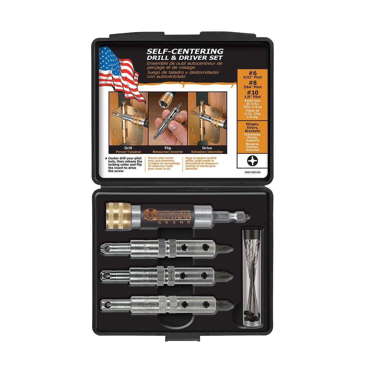 Self-Centering Drill Driver Set - 16 Piece