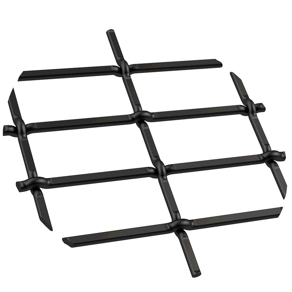 1 Flat Straight Weave Decorative Grille - Flat Black 36 W x 24 L Sheet