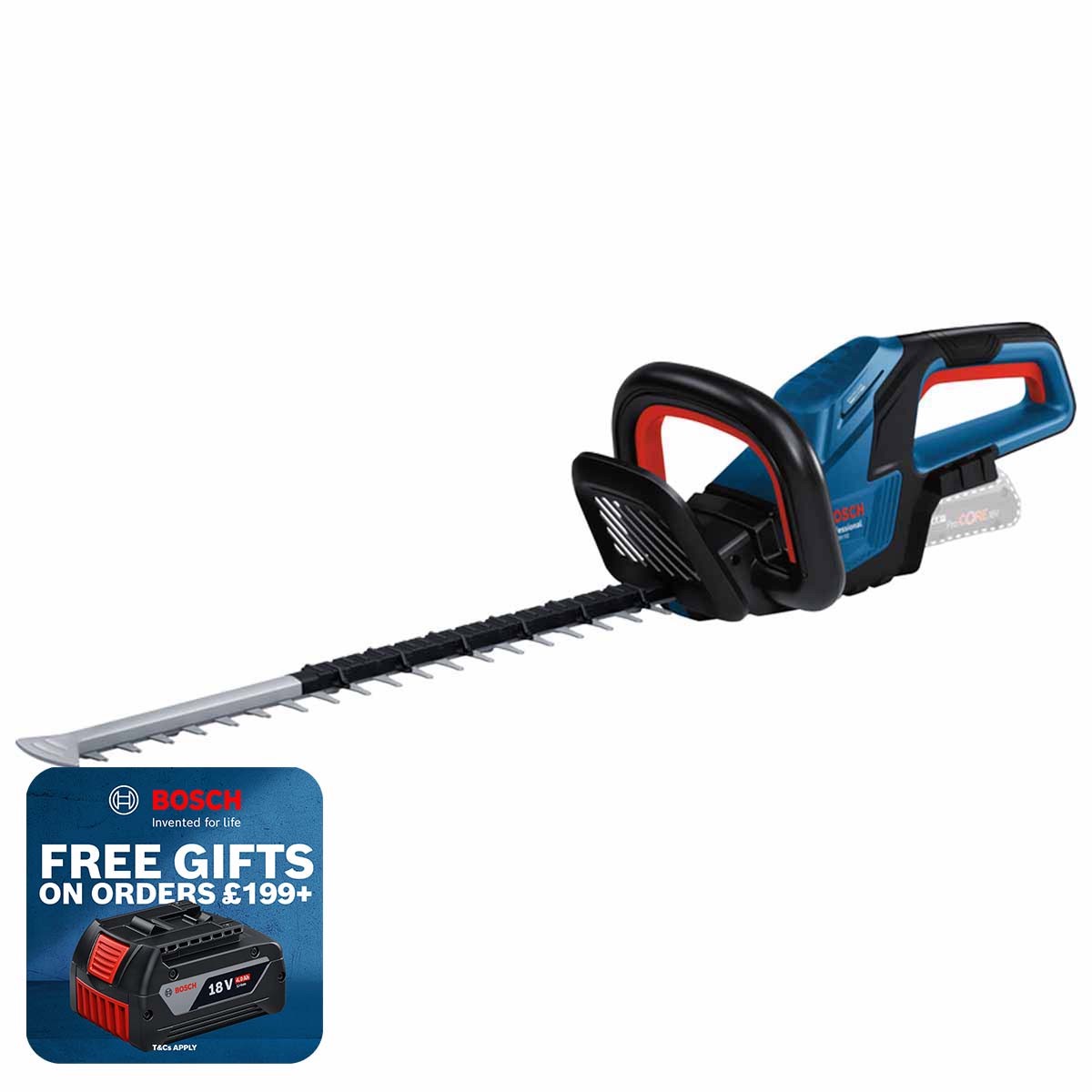 Bosch 06008C9500 GHE 18V-50 18V Professional Hedgecutter (Body Only)