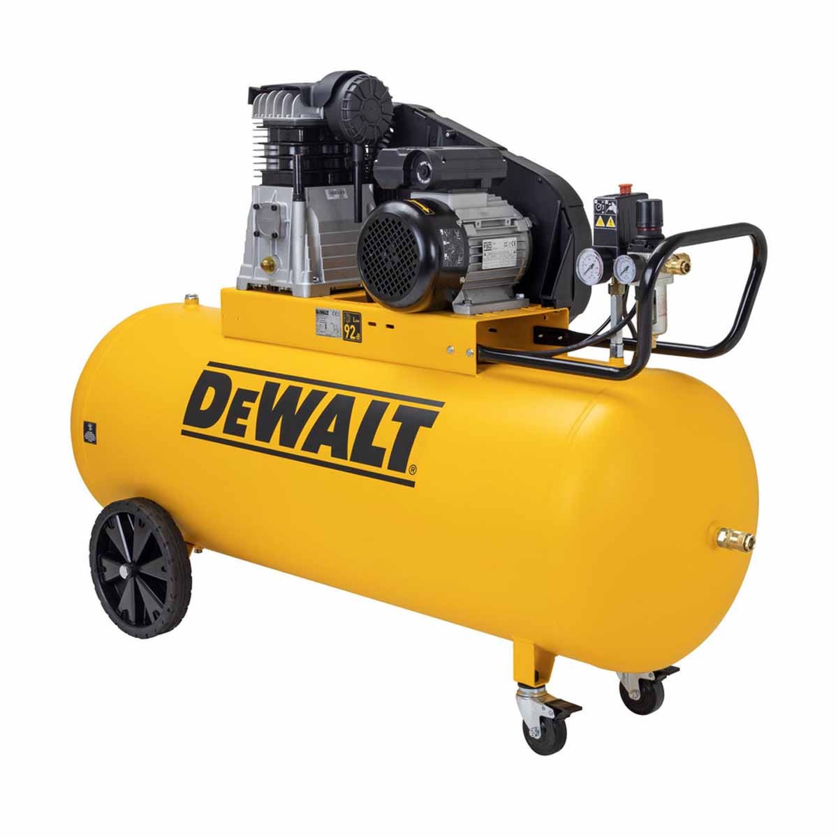 DeWalt DXCMB3M201HE 200L Oil-Lubricated Belt Drive Compressor 230V