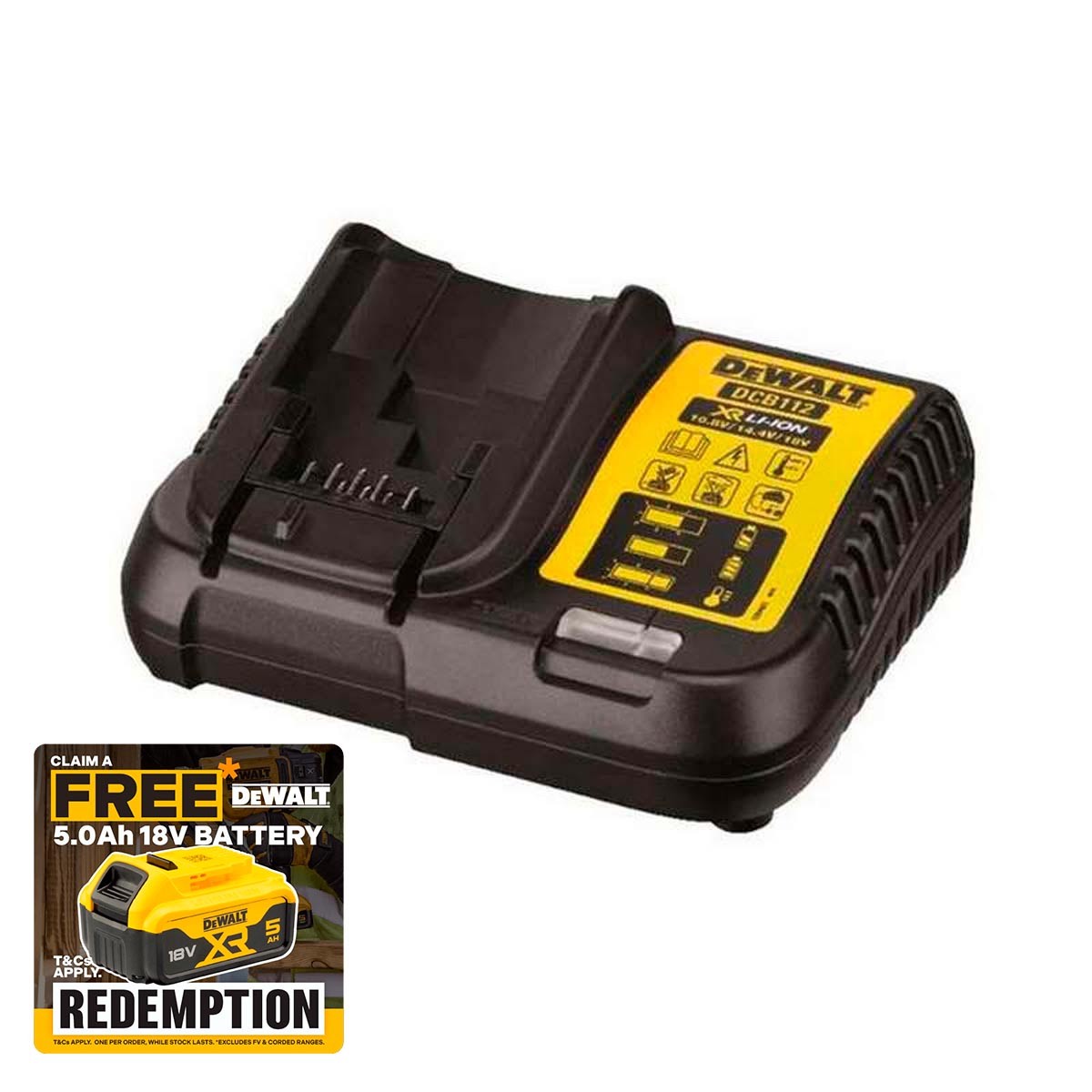 DeWalt DCB112 Li-ion XR Battery Charger 108V - 18V