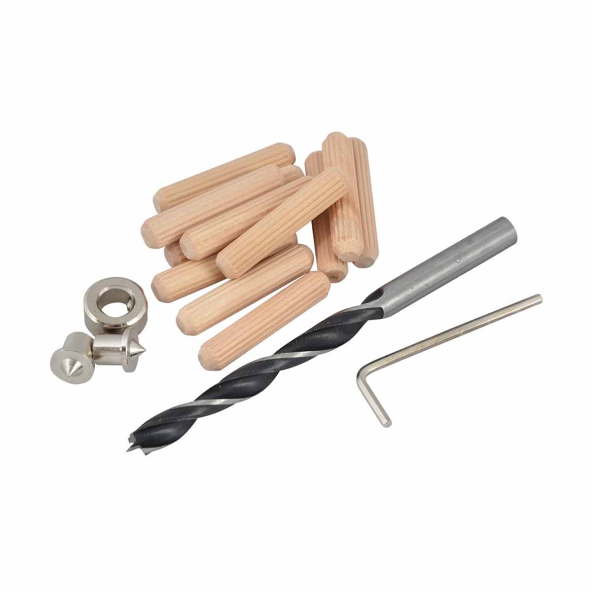 Faithfull FAIDOWKIT6 Dowel Kit 6mm Drill Points (17 Pieces)